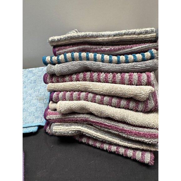 Norwex NEEDS RESETTING Kitchen & Dish Cloth Bundle Assorted Colors & Patterns Po - Picture 2 of 8